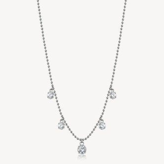 1 - Brosway woman necklace DESIDERI BEIN012 316L steel with zircons.