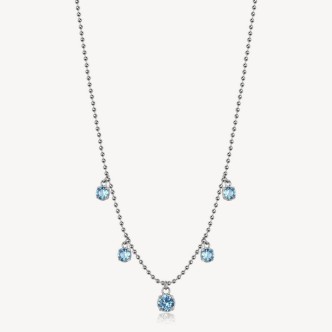 1 - Brosway woman necklace DESIDERI BEIN014 316L steel with zircons.