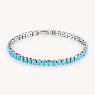 1 - Bracciale uomo Brosway AVANTGRADE azzurro BVD25 acciaio