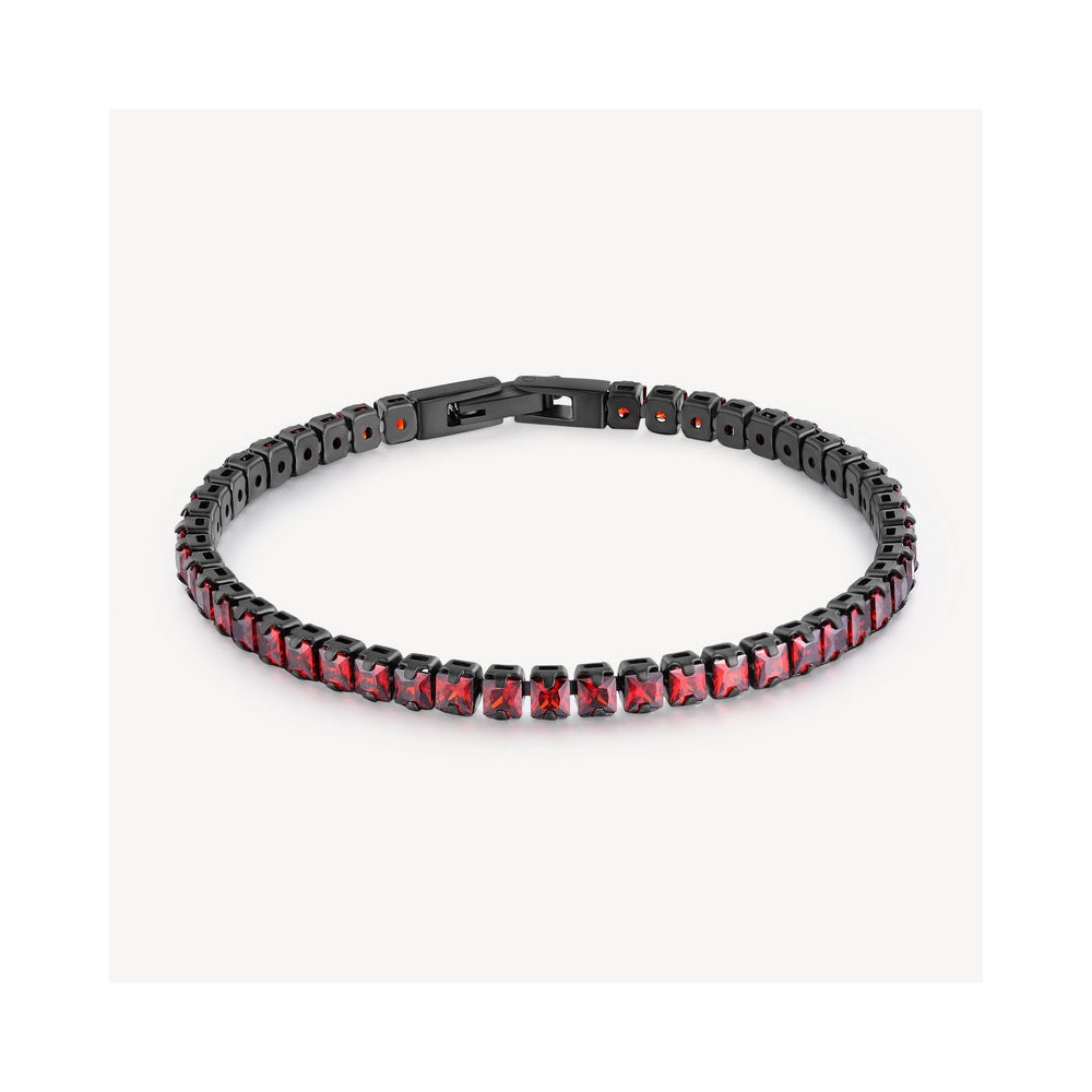 1 - Bracciale uomo Brosway AVANTGRADE rosso BVD26 acciaio