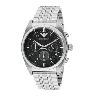 1 - Watch Emporio Armani steel Chronograph man analog steel strap AR0373