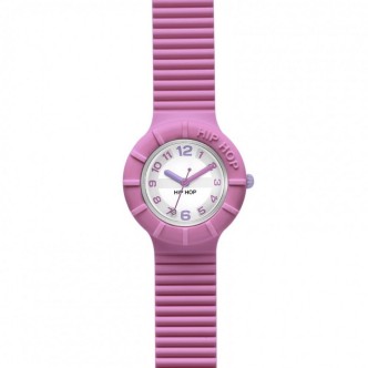 1 - Pink Hip Hop Numbers girls watch only time silicone HWU0462