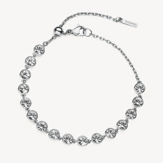 1 - Women's bracelet in steel and crystals Brosway Symphonia BYM151.