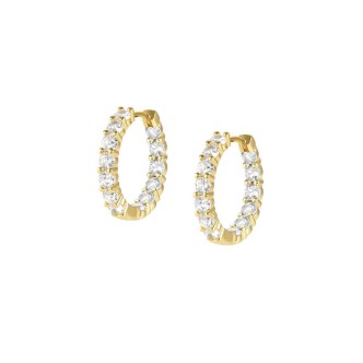 1 - CHIC&CHARM women's earrings Nomination 925 silver and gold 148635/012.