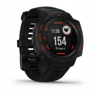 1 - Garmin Instinct Esports Edition Smartwatch Black Black Lava 010-02064-72