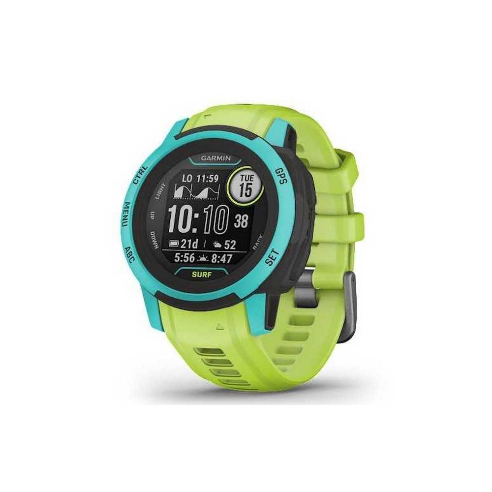 1 - Garmin men's Instinct 2S Surf Edition Waikiki yellow 010-02563-02 silicone strap