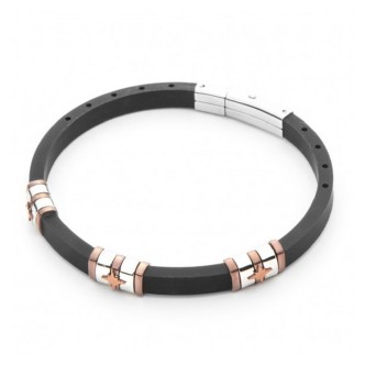 1 - 4 US Paciotti steel bracelet for men 4UBR5039.