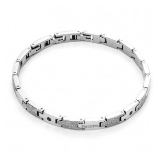 1 - 4 US Paciotti steel men's bracelet 4UBR5101 steel.