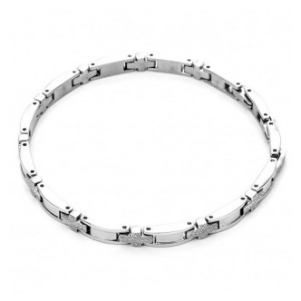 1 - 4 US Paciotti steel men's bracelet 4UBR5102 steel.