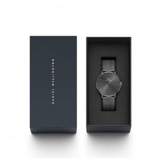 1 - Daniel Wellington Classic Graphite DW00100630 steel gray background men's watch