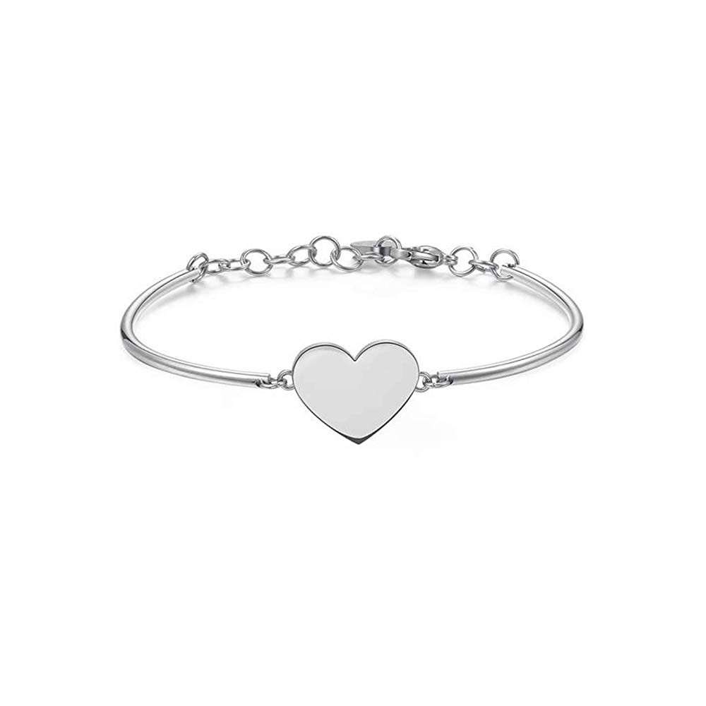 1 - Bracciale Brosway BHK303 cuore in acciaio 316L collezione Chakra