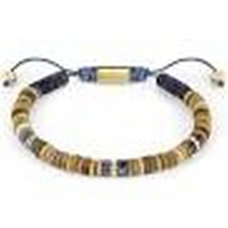 1 - Nomination INSTICT STYLE 027924/082 steel bracelet with sand jasper stones for man.