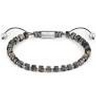 1 - Nomination INSTICT STYLE 027926/081 steel bracelet with gray jasper stones for men.