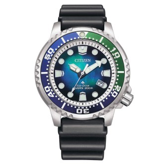 1 - Citizen Promaster Unite with Blue Limited Edition BN0166-01L silicone strap men's watch