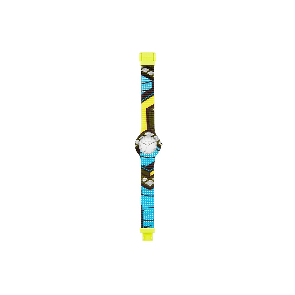 1 - Hip Hop Wax Block Stripes HWU1145 multicolor silicone watch