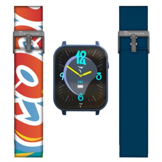 1 - Unisex smartwatch called Techmade Dreamer multicolor TM-DRE-BBLCL silicone with double strap