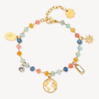 1 - Brosway CHAKRA BHKB131 steel polar star bracelet for woman.