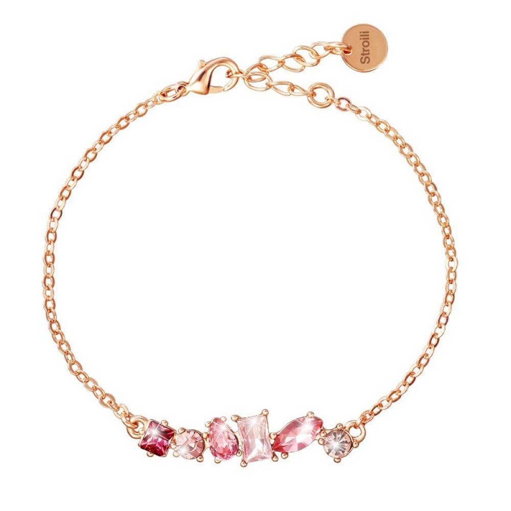 1 - Stroili women's bracelet 1685989 rosé steel.