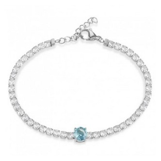 1 - Bracciale con zirconi Stroili TENNIS 1685842 acciaio