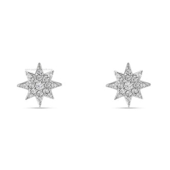 1 - Star earrings with zircons woman Stroili SILVER MOMENTS 1667229 silver.