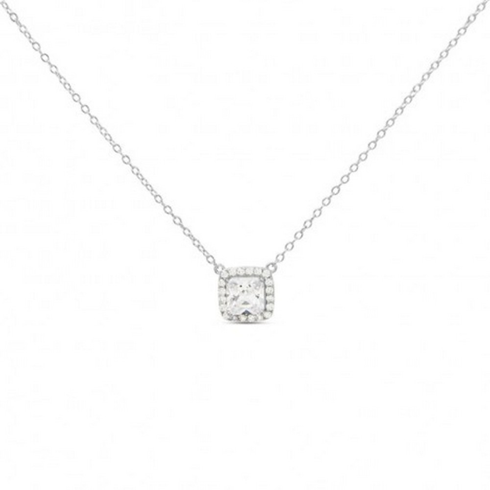 1 - Necklace with zircons Stroili 1684129 silver.