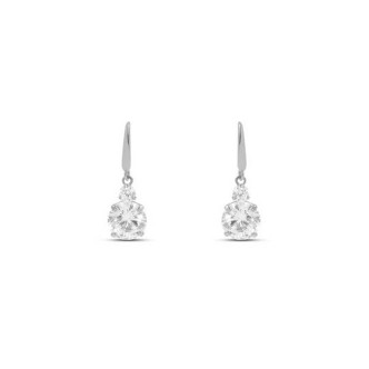 1 - White Gold woman earrings with zircons Stroili Claire 1423912.