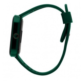 1 - Smartwatch uomo Sector S 03 Pro Light verde e nero R3251171001 cassa rettangolare silicone.