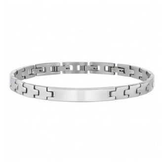 1 - Breil Carve TJ3119 steel men's bracelet.