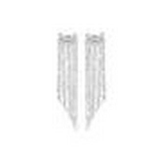 1 - Breil B WIRED TJ3411 steel multi-strand women's earrings.