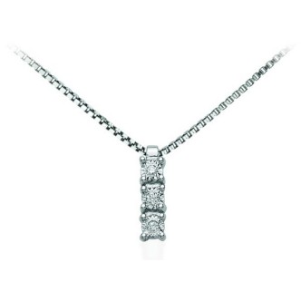 1 - Women's White Gold Necklace TRILOGY DonnaOro DHPT7893.003.