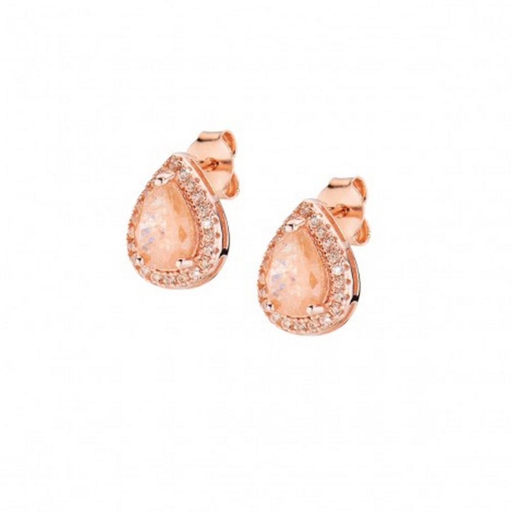 1 - Woman drop earrings Amen ICY DIAMOND ECRGRCHCHZ PINK silver