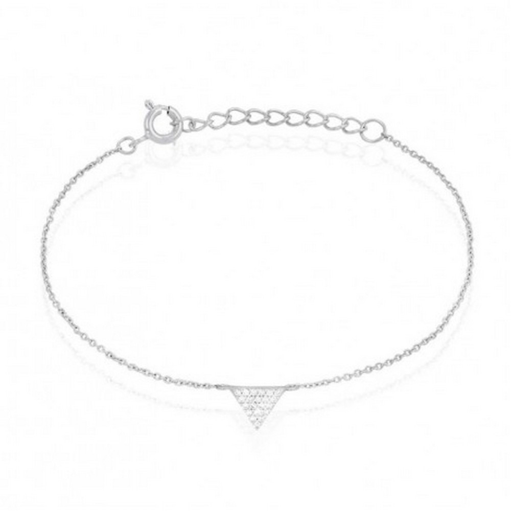 1 - Stroili women's triangle bracelet 1680512 silver