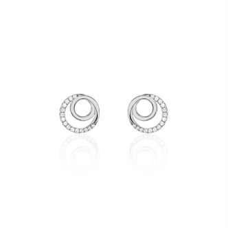 1 - Stroili 1680521 silver lobe earrings for women