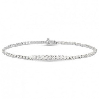 1 - Bracciale Tennis donna  Stroili 1685261 argento