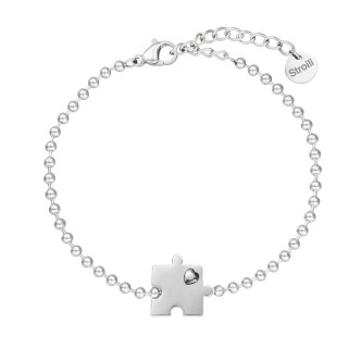 1 - Bracciale puzzle donna Stroili Lady Chic 1685021 acciaio