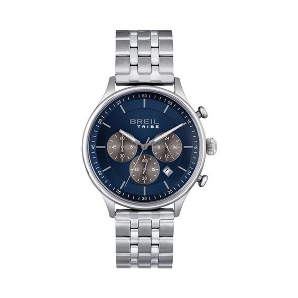 1 - Breil men's watch CHRONO GENT CLASSY EW0642 blue steel case