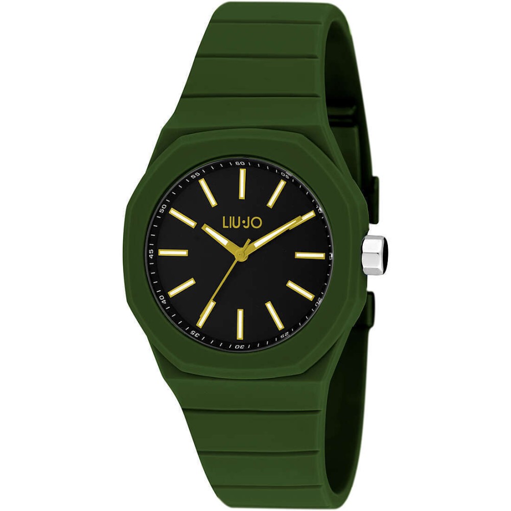 1 - Liu Jo Yacht green and black man time only watch TLJ2221 silicone