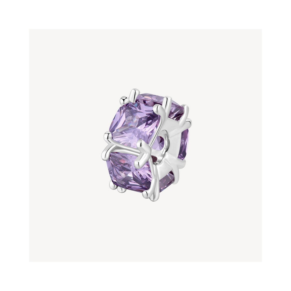 1 - Ciondolo donna Argento 925 Brosway Fancy FMP04 con zirconi viola