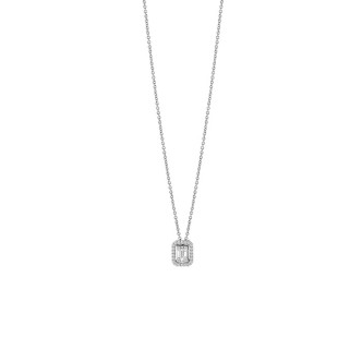 1 - White Gold woman necklace with diamonds Salvini Magia 20085784