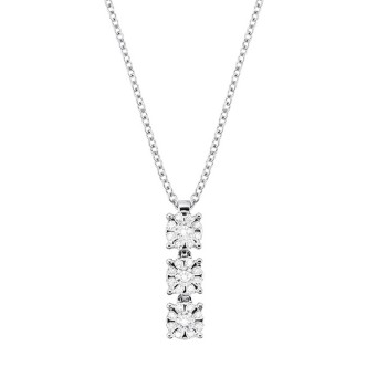 1 - Collana donna Trilogy Oro Bianco con diamanti Salvini Daphne 20054569