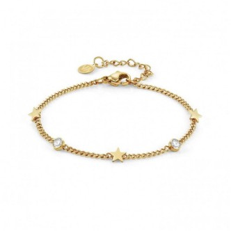 1 - Nomination STARDUST golden bracelet for women with light spots 028111/011