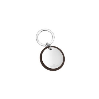 1 - Morellato Prestige SU0721 steel round plate men's key ring