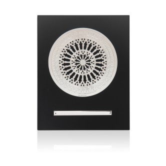 1 - Rose Window Plaque Basilica of Collemaggio L'Aquila 925 Silver Art Jewels Luca Silvestri cod. LS0116/2TG