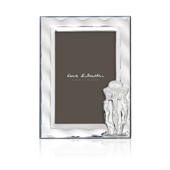 1 - Photo frame 10 x 15 cm Luminous Fountain L'Aquila Silver 925 Art Jewels Luca Silvestri cod. LS0101/10