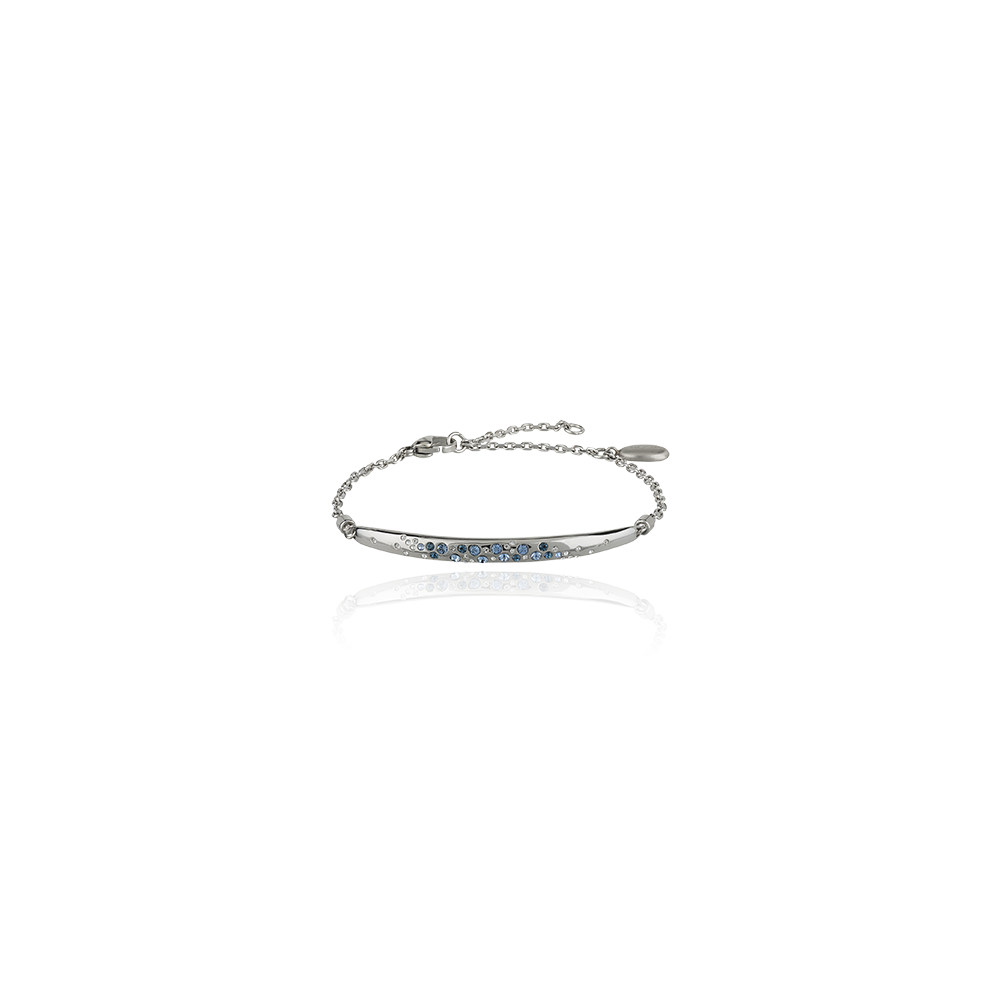 1 - Breil TJ2654 bracelet in polished steel with Illusion collection crystals