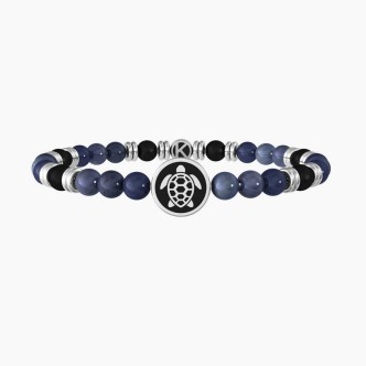 1 - Kidult men's bracelet turtle 732258 316L steel and 732258 Animal Planet stones