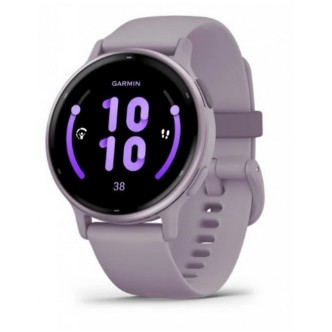 1 - Orologio Garmin donna Vivoactive 5 Orchid 010-02862-13 cinturino in silicone viola