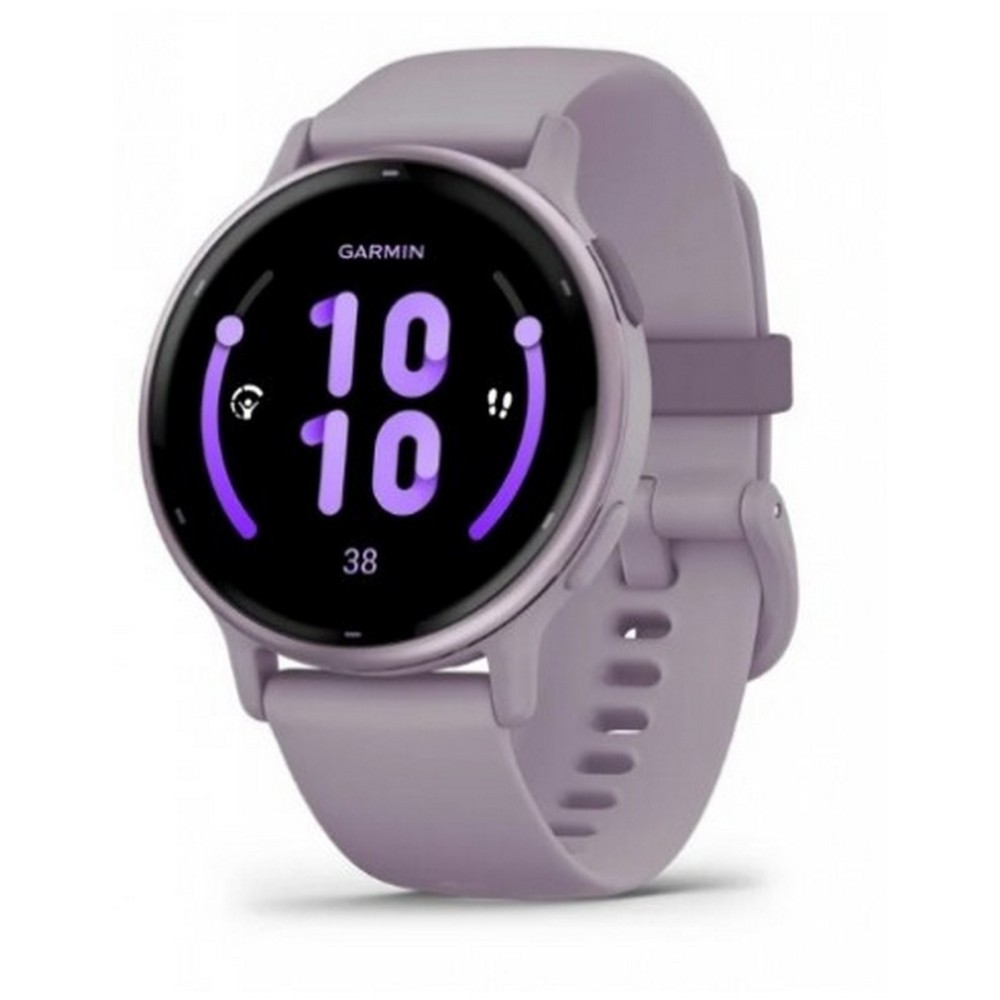 1 - Garmin women's watch Vivoactive 5 Orchid 010-02862-13 purple silicone strap