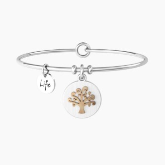 1 - Bracciale donna albero della vita Kidult 732136 acciaio 316L Nature