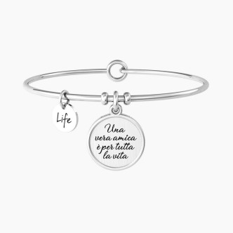 1 - Bracciale donna amicizia Kidult 732144 acciaio 316L Love